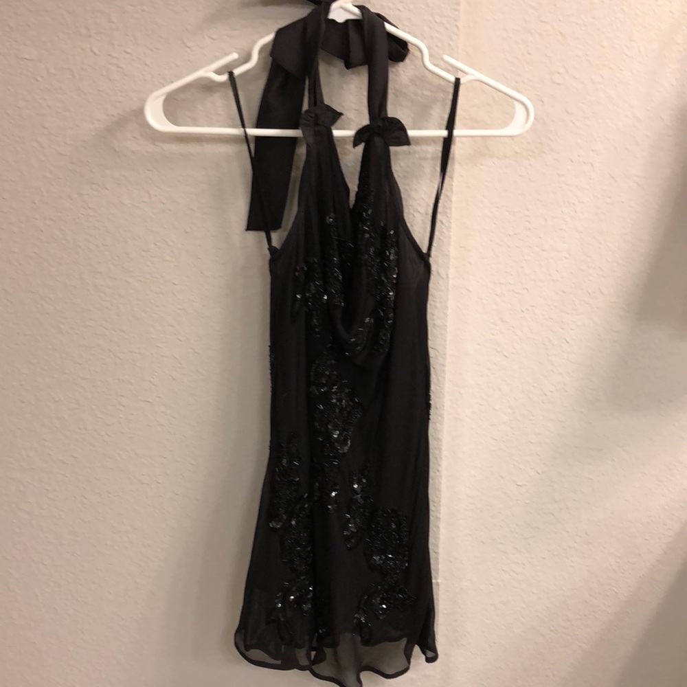Beaded halter